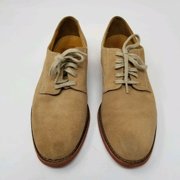 Cole Haan Oxfords Suede Plain Toe Dress Shoes - Picture 4 of 10